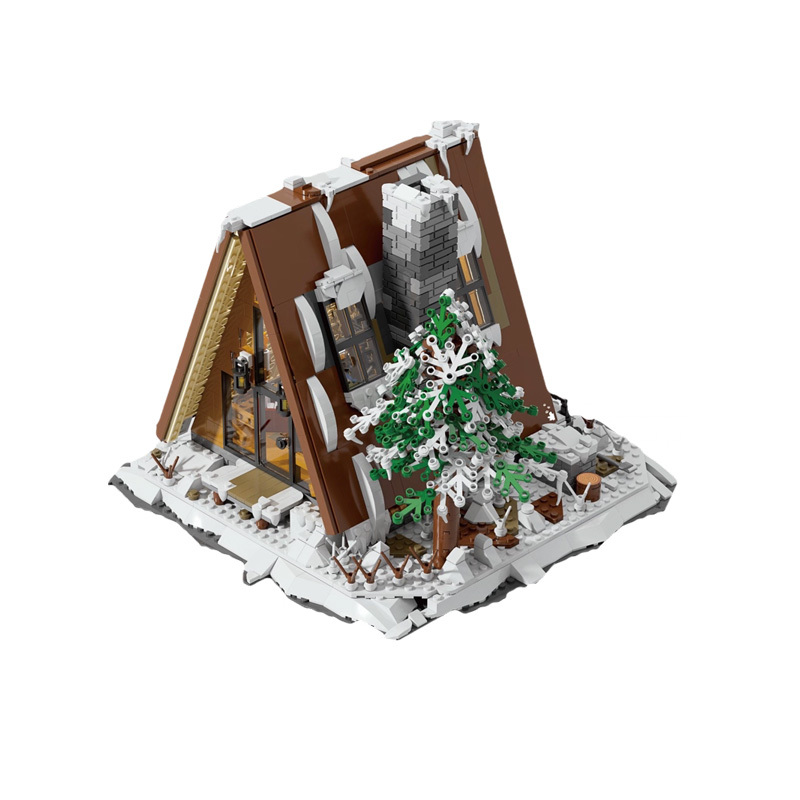 Xbert Creator Seasonal A-Frame Snow Cabin 1508PCS block toys 66151