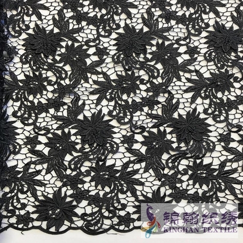 KHLF2007 Guipure Lace Venice Lace Fabric - Magnolia