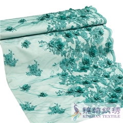 3d lace Mix Lace Embroidery flower lace 3D fabric laceluxury