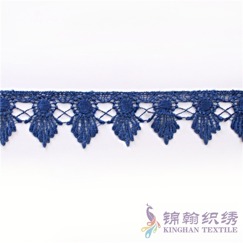 1.75 Inches Wide 14 Colors Venice Lace Guipure Trim Scalloped