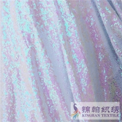 3mm Iridescent Sequin Fabric Glitters Sequins Fabric