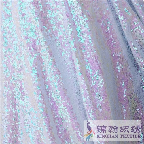 3mm Iridescent Sequin Fabric Glitters Sequins Fabric