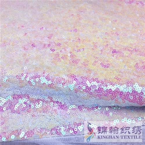3mm Iridescent Sequin Fabric Glitters Sequins Fabric