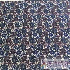 KHLF2023 Purple Blue Black Tricolor Floral Guipure Lace