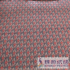 KHLF3005 Red Black Two-tone Floral Corded Lace Fabric