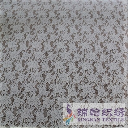 KHLF3014 Light Yellow Corded Lace Fabric