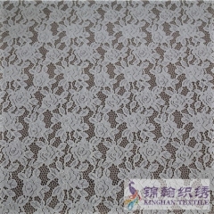 KHLF3014 Light Yellow Corded Lace Fabric