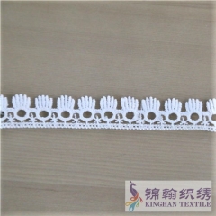 KHLT2003 2cm White Guipure Lace Trims