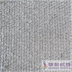 KHSF1012K 6mm Grey Glitter Squama Sequins Fabric