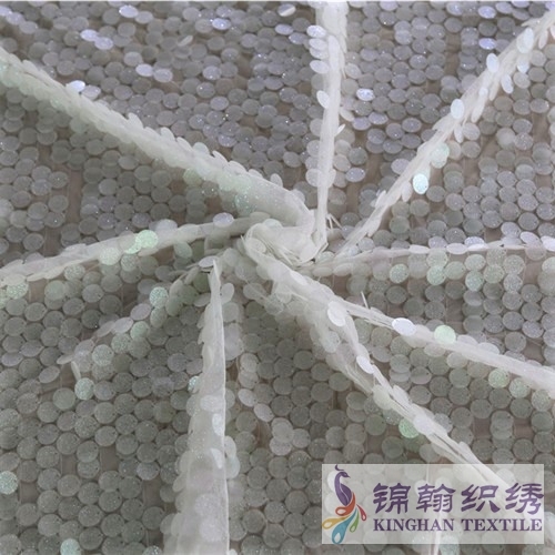 KHSF1008 18mm Glitter Sequins Fabric