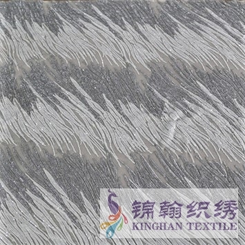 KHSF1004 3mm Silver Gray Two-tone Sequins Fabric