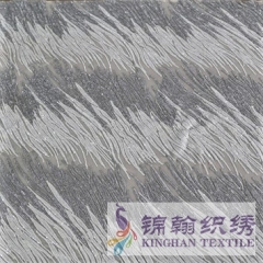 KHSF1004 3mm Silver Gray Two-tone Sequins Fabric