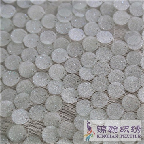 KHSF1008 18mm Glitter Sequins Fabric