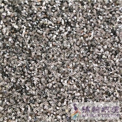 KHSF1026 5mm Silver Fluffy Sequins Fabric