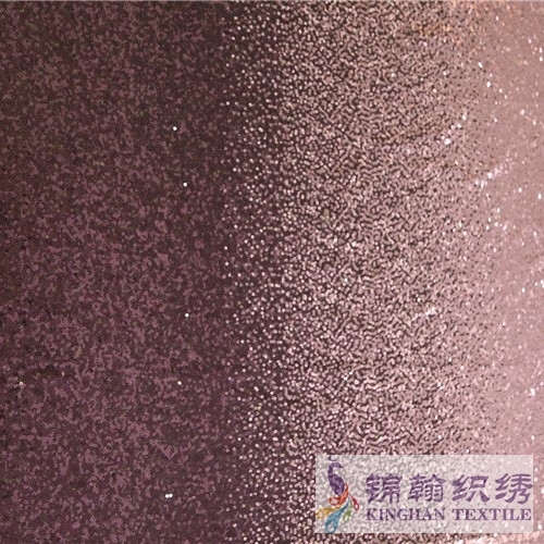 KHSF1042 3mm Pink to Purple Gradients Sequins Fabric