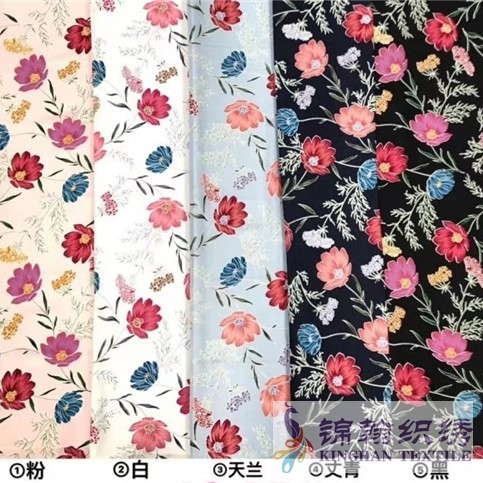KHWPF2002 45S Woven 100%Rayon Printed Fabric
