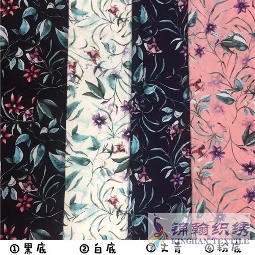 KHWPF2010 Woven 45S 100%Rayon Printed Fabric