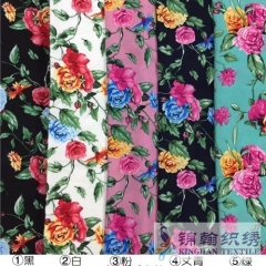 KHWPF2009 Woven 45S 100%Rayon Printed Fabric