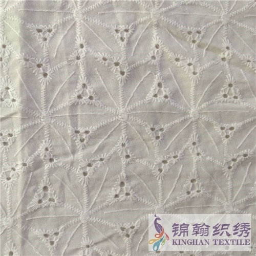 KHCE1024 Cotton Eyelet Embroidered Fabric
