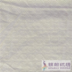 KHCE1020 Cotton Eyelet Embroidered Fabric