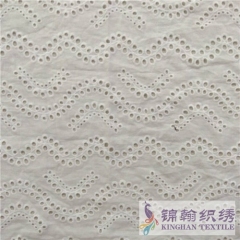 KHCE1017 Cotton Eyelet Embroidered Fabric
