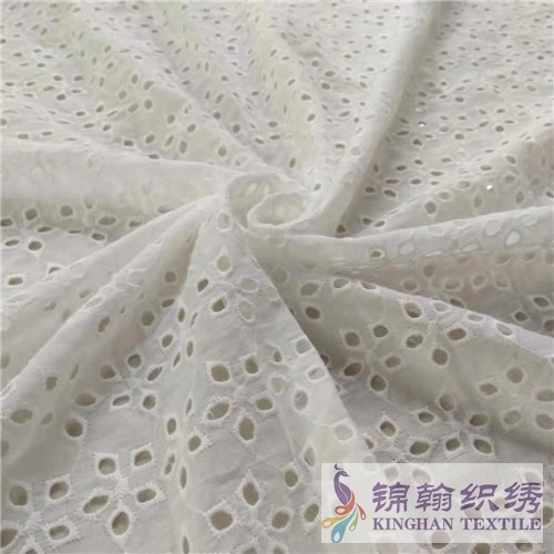 KHCE1042 Cotton Eyelet Embroidered Fabric