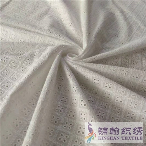 KHCE1048 Cotton Eyelet Embroidered Fabric