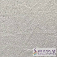 KHCE1047 Cotton Eyelet Embroidered Fabric