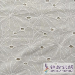 KHCE1046 Cotton Eyelet Embroidered Fabric