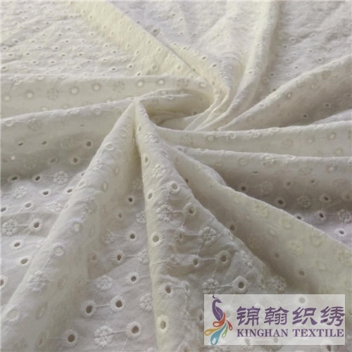 KHCE1010 Cotton Eyelet Embroidered Fabric