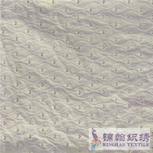 KHCE1031 Cotton Eyelet Embroidered Fabric