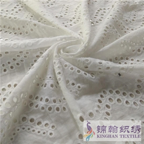 KHCE1017 Cotton Eyelet Embroidered Fabric
