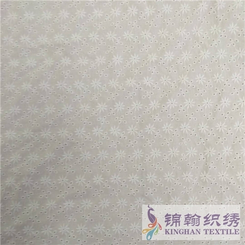 KHCE1007 Cotton Eyelet Embroidered Fabric