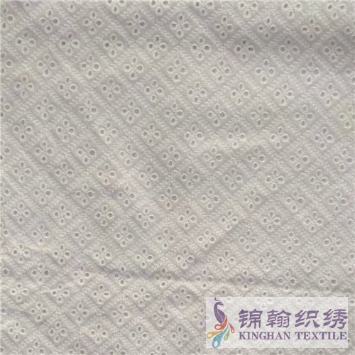 KHCE1048 Cotton Eyelet Embroidered Fabric