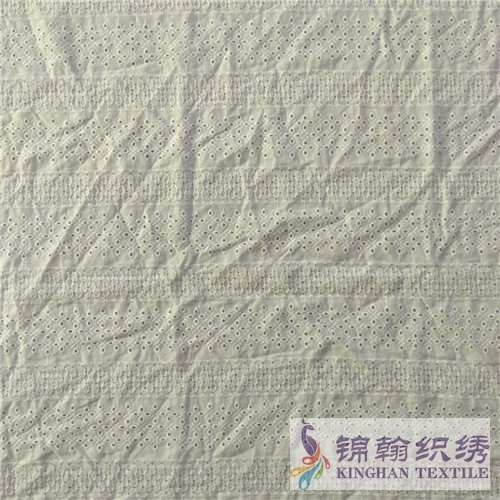 KHCE1032 Cotton Eyelet Embroidered Fabric