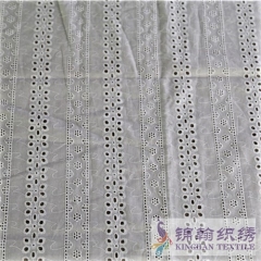 KHCE1002 Cotton Eyelet Embroidered Fabric