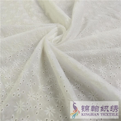 KHCE1007 Cotton Eyelet Embroidered Fabric