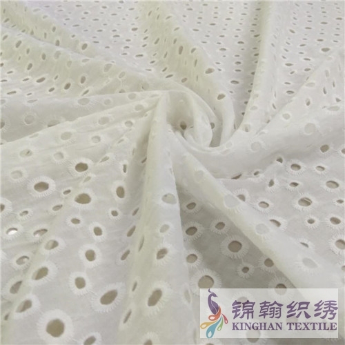 KHCE1003 Cotton Eyelet Embroidered Fabric