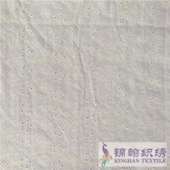 KHCE1052 Cotton Eyelet Embroidered Fabric