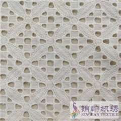 KHCE1038 Cotton Eyelet Embroidered Fabric