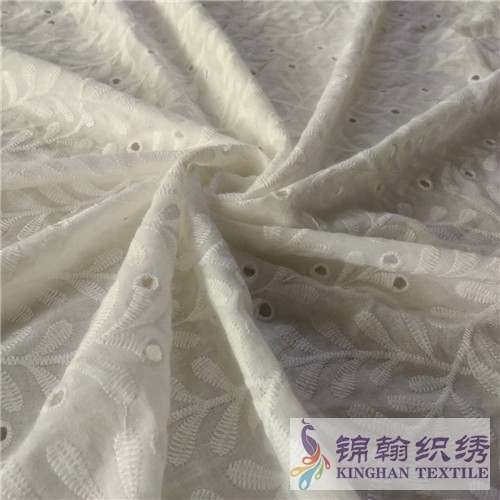 KHCE1030 Cotton Eyelet Embroidered Fabric