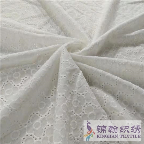 KHCE1047 Cotton Eyelet Embroidered Fabric