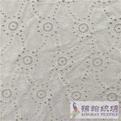KHCE1036 Cotton Eyelet Embroidered Fabric