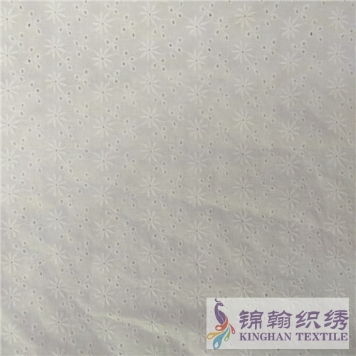 KHCE1007 Cotton Eyelet Embroidered Fabric
