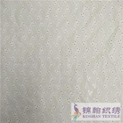 KHCE1008 Cotton Eyelet Embroidered Fabric