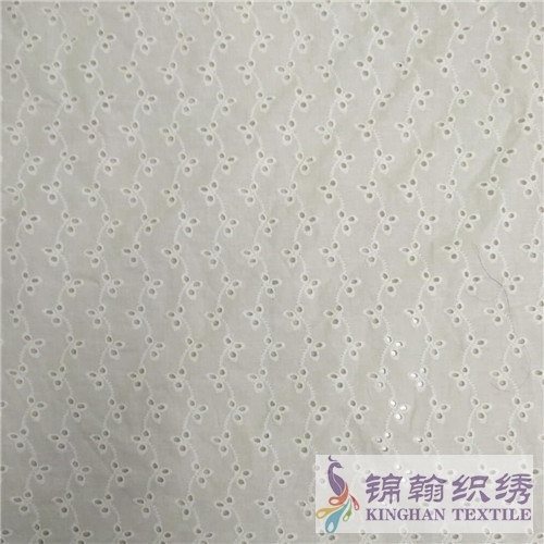KHCE1008 Cotton Eyelet Embroidered Fabric