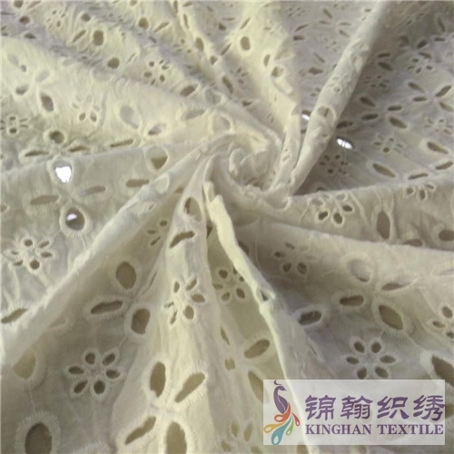 KHCE1018 Cotton Eyelet Embroidered Fabric