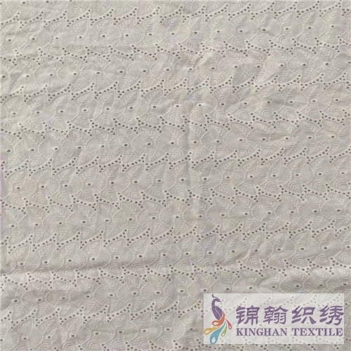 KHCE1051 Cotton Eyelet Embroidered Fabric