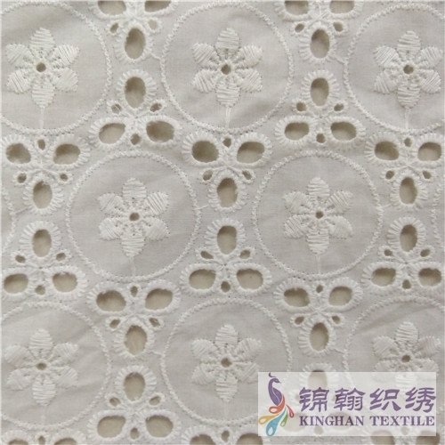 KHCE1037 Cotton Eyelet Embroidered Fabric