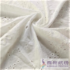 KHCE1005 Cotton Eyelet Embroidered Fabric